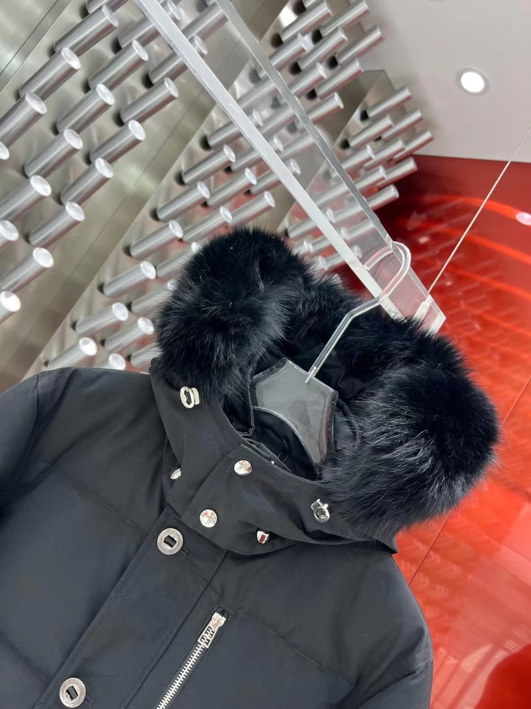 Moose Knuckles Hooded Puffer Jacket